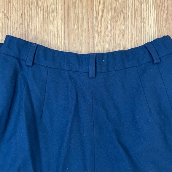 Vintage 70s Pendleton Pleated Blue Wool Trousers - Picture 4 of 7